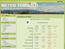 Tablet Screenshot of meteotombolo.it